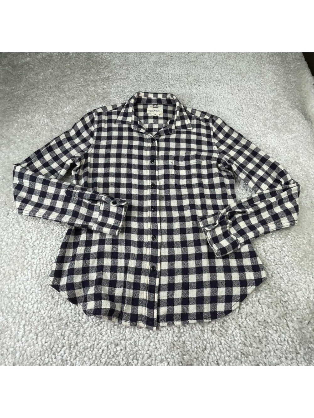 Denim & Supply Ralph Lauren Tomboy Checkered Button Up Shirt Womens Medium
